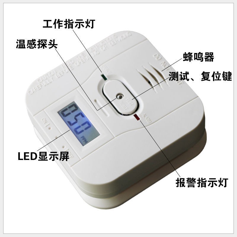  家用一氧化碳、温度、烟雾三合一复合型华体买球·（中国）官方网站CO01A